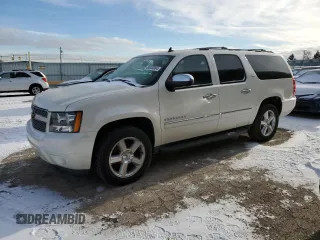 2012 Chevrolet Suburban LTZ with VIN 1GNSKKE74CR234833, listed as a Copart auction lot 86330204 with 86,883 mi miles and Salvage Title. Bid and sale history available at carsss.com. Image 1.