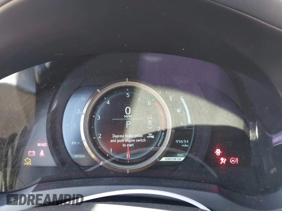 2016 Lexus IS 200t with VIN JTHBA1D22G5037411, listed as a IAAI auction lot 42528984 with 99,694 mi miles and . Bid and sale history available at DreamBid. Image 7.