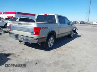 2018 Ford F-150 XL with VIN 1FTEW1E58JFB95844, listed as a IAAI auction lot 41396240 with 21,843 mi miles. Bid and sale history available at carsss.com. Image 4.