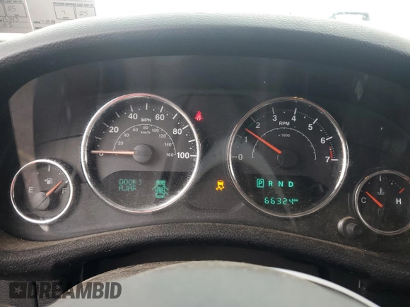 2017 Jeep Wrangler Unlimited Sport with VIN 1C4BJWDG1HL754907, listed as a Copart auction lot 56607585 with 66,324 mi miles and Salvage title. Bid and sale history available at DreamBid. Image 9.
