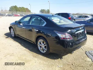 2012 Nissan Maxima SV with VIN 1N4AA5AP1CC860802, listed as a IAAI auction lot 41758190 with 188,587 mi miles and . Bid and sale history available at DreamBid. Image 3.