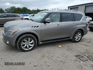 2013 Infiniti QX56 with VIN JN8AZ2NE9D9042487, listed as a Copart auction lot 68790494 with 160,732 mi miles and Salvage Title. Bid and sale history available at carsss.com. Image 1.