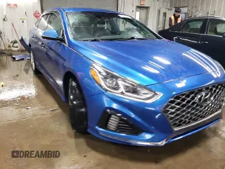 2019 Hyundai Sonata SEL with VIN 5NPE34AF1KH736328, listed as a Copart auction lot 50025505 with 146,539 mi miles and Salvage Title. Bid and sale history available at DreamBid. Image 14.