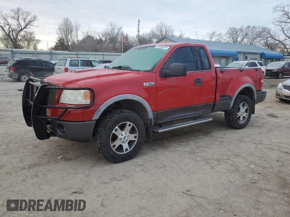 2006 Ford F-150 XLT with VIN 1FTRF04586KB63519, listed as a Copart auction lot 89058325 with 152,681 mi miles and Salvage Title. Bid and sale history available at carsss.com. Image 1.
