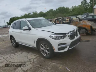 2021 BMW X3 xDrive30i with VIN 5UXTY5C09M9F31750, listed as a Copart auction lot 54862494 with 39,511 mi miles and Salvage Title. Bid and sale history available at DreamBid. Image 4.