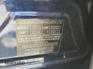 2017 Jaguar XJ with VIN SAJWJ2GD0H8W04917, listed as a Copart auction lot 72507934 with 112,042 mi miles and Salvage Title. Bid and sale history available at carsss.com. Image 14.