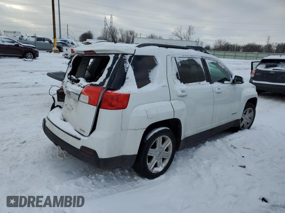 2011 GMC Terrain SLT-1 with VIN 2CTFLVEC8B6428320, listed as a Copart auction lot 45461105 with 120,109 mi miles and Salvage title. Bid and sale history available at DreamBid. Image 3.