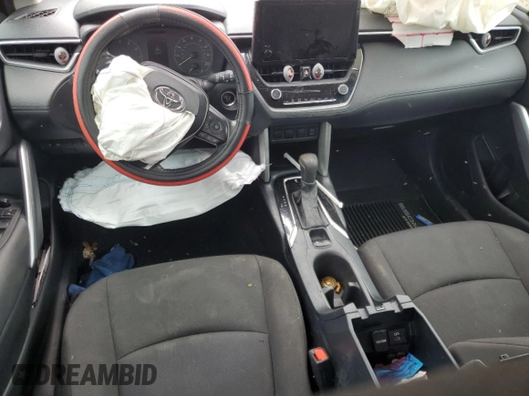 2023 Toyota Corolla Cross LE with VIN 7MUBAAAG3PV045244, listed as a Copart auction lot 56403745 with 66,541 mi miles and Salvage title. Bid and sale history available at DreamBid. Image 8.