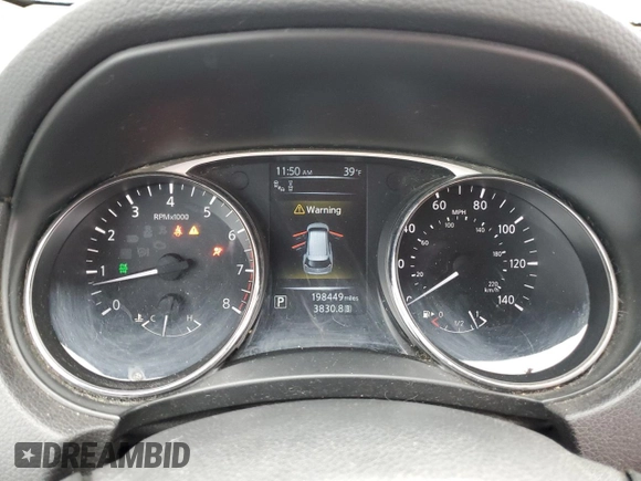 2014 Nissan Rogue SL with VIN 5N1AT2MV3EC866189, listed as a Copart auction lot 51655755 with 198,449 mi miles and Salvage Title. Bid and sale history available at carsss.com. Image 9.
