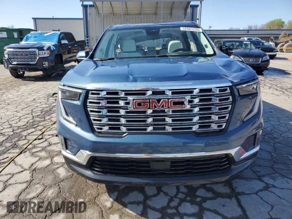 2025 GMC Acadia FWD Denali z VIN 1GKENLRS6SJ134283, wystawiony jako Copart lot #52081235 z przebiegiem 6 382 mil mil oraz Nie do naprawy • Non repairable. Historia ofert i sprzedaży dostępna na DreamBid. Obrazek 5.