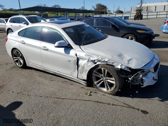 2019 BMW 4 Series 430i with VIN WBA4J1C50KBM16310, listed as a Copart auction lot 46439995 with 67,030 mi miles and Salvage Title. Bid and sale history available at carsss.com. Image 4.