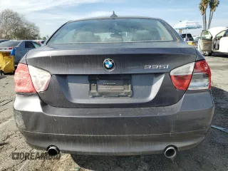 2008 BMW 3 Series 335i with VIN WBAVB77518NH79417, listed as a Copart auction lot 43577375 with 97,291 mi miles and Salvage Title. Bid and sale history available at carsss.com. Image 6.