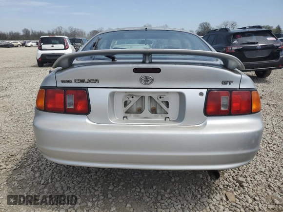 1998 Toyota Celica GT with VIN JT2DG02T9W0051244, listed as a Copart auction lot 53754165 with 182,457 mi miles and Clean Title. Bid and sale history available at carsss.com. Image 6.