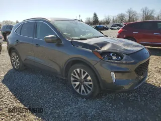 2020 Ford Escape Titanium Hybrid with VIN 1FMCU9DZ0LUC11478, listed as a Copart auction lot 50552275 with 105,561 mi miles and Salvage title. Bid and sale history available at DreamBid. Image 4.