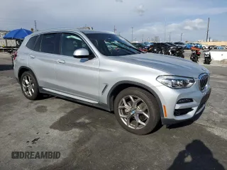 2020 BMW X3 sDrive30i with VIN 5UXTY3C01L9C13897, listed as a Copart auction lot 51967715 with Not Provided miles and Salvage Title. Bid and sale history available at DreamBid. Image 4.