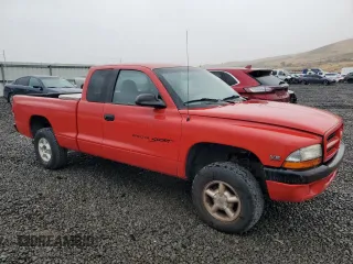 1998 Dodge Dakota SLT with VIN 1B7GG22X1WS598712, listed as a Copart auction lot 76095004 with 196,012 mi miles and Salvage Title. Bid and sale history available at carsss.com. Image 4.