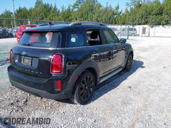 2022 MINI Countryman Oxford Edition with VIN WMZ23BR03N3N35831, listed as a IAAI auction lot 42002725 with 37,680 mi miles and . Bid and sale history available at DreamBid. Image 4.