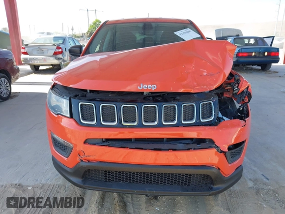 2021 Jeep Compass Sport с VIN 3C4NJCAB9MT505256, выставлен на аукционе IAAI как лот 42105809 с пробегом 48 376 миль миль и . История ставок и продаж доступна на DreamBid. Изображение 12.