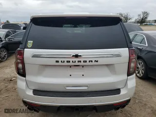 2021 Chevrolet Suburban High Country with VIN 1GNSKGKL8MR318850, listed as a Copart auction lot 75041854 with 0 mi miles and Non Repairable. Bid and sale history available at carsss.com. Image 6.