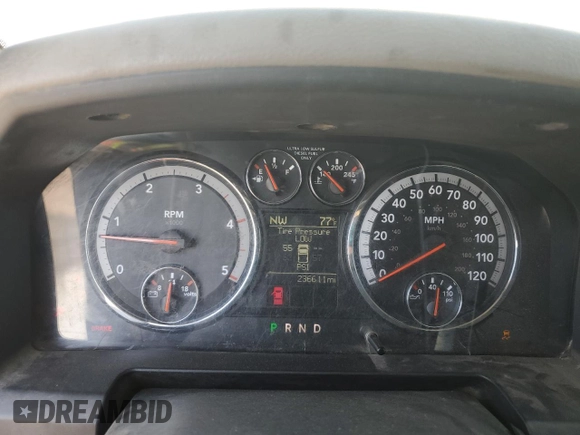 2012 Ram 2500 Big Horn with VIN 3C6UD5DLXCG195877, listed as a Copart auction lot 50910035 with 236,611 mi miles and Salvage Title. Bid and sale history available at carsss.com. Image 9.