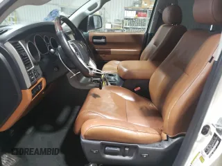 2014 Toyota Sequoia Platinum with VIN 5TDDW5G1XES105564, listed as a Copart auction lot 45019175 with 258,915 mi miles and Clean Title. Bid and sale history available at carsss.com. Image 7.