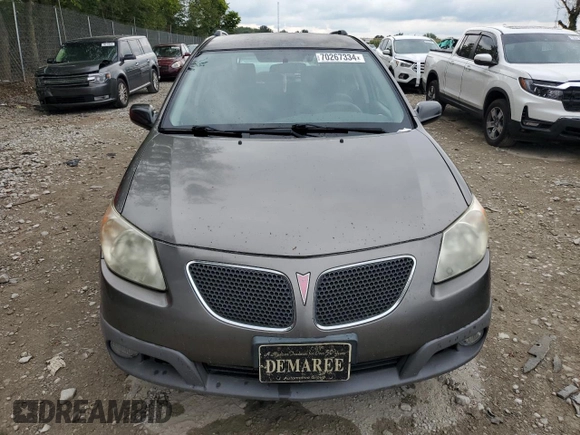 2005 Pontiac Vibe with VIN 5Y2SL63815Z480783, listed as a Copart auction lot 70267334 with 132,637 mi miles and Salvage Title. Bid and sale history available at carsss.com. Image 5.