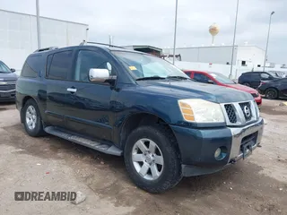 2004 Nissan Armada LE z VIN 5N1AA08B44N711907, wystawiony jako IAAI lot #41908979 z przebiegiem 239 632 mil mil oraz . Historia ofert i sprzedaży dostępna na DreamBid. Obrazek 1.