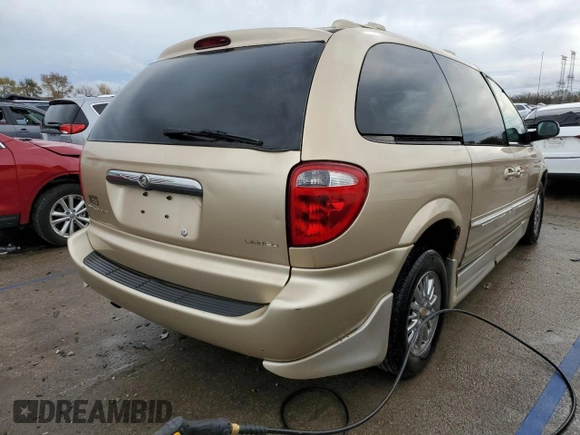 2001 Chrysler Town & Country Limited with VIN 2C8GP64L21R387318, listed as a Copart auction lot 79038314 with 103,637 mi miles and Salvage Title. Bid and sale history available at carsss.com. Image 3.