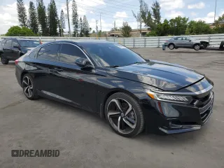 2021 Honda Accord Sport with VIN 1HGCV2F30MA014378, listed as a Copart auction lot 56096095 with 65,850 mi miles and Non repairable. Bid and sale history available at DreamBid. Image 4.