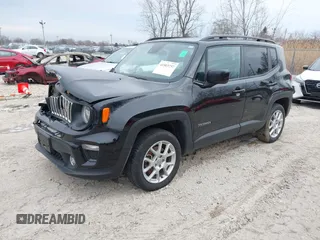 2021 Jeep Renegade Latitude with VIN ZACNJDB16MPN32088, listed as a IAAI auction lot 41503737 with 76,776 mi miles and . Bid and sale history available at DreamBid. Image 22.