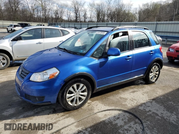 2013 Suzuki SX4 with VIN JS2YB5A41D6100421, listed as a Copart auction lot 51973695 with 108,228 mi miles and Salvage Title. Bid and sale history available at DreamBid. Image 1.