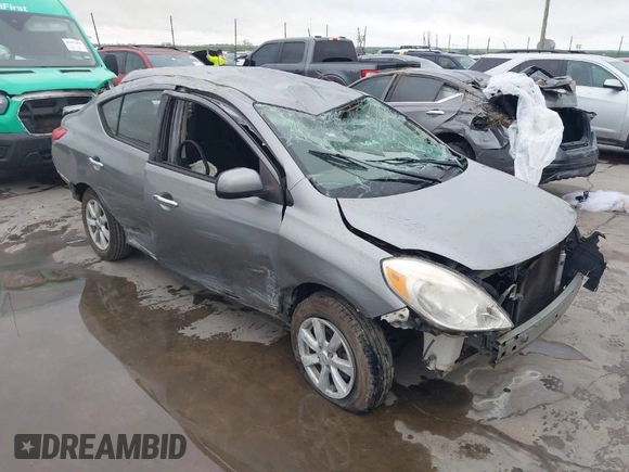 2014 Nissan Versa SV with VIN 3N1CN7AP0EL856205, listed as a IAAI auction lot 41893652 with 126,489 mi miles. Bid and sale history available at carsss.com. Image 1.