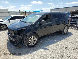 2015 Kia Sedona LX with VIN KNDMB5C18F6042287, listed as a Copart auction lot 51274594 with 112,016 mi miles and Salvage Title. Bid and sale history available at carsss.com. Image 1.