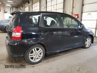 2008 Honda Fit Sport with VIN JHMGD386X8S058001, listed as a Copart auction lot 72388914 with 174,132 mi miles and Salvage Title. Bid and sale history available at carsss.com. Image 3.