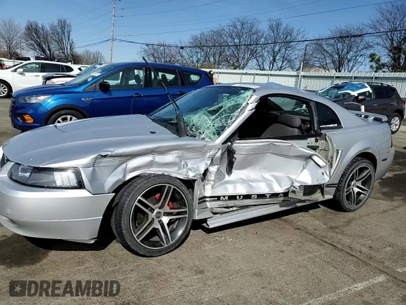 2003 Ford Mustang Standard with VIN 1FAFP404X3F311958, listed as a Copart auction lot 49593505 with 0 mi miles and Salvage Title. Bid and sale history available at carsss.com. Image 10.