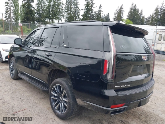2023 Cadillac Escalade 4WD Sport with VIN 1GYS4EKL7PR185858, listed as a IAAI auction lot 39413690 with 32,987 mi miles. Bid and sale history available at carsss.com. Image 3.