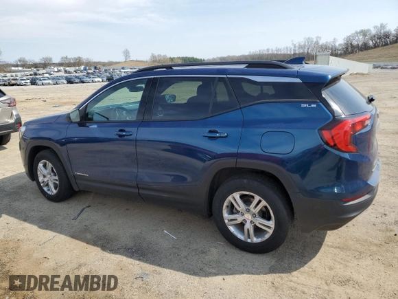 2020 GMC Terrain SLE with VIN 3GKALTEV4LL189913, listed as a Copart auction lot 54226255 with 83,537 mi miles and Salvage title. Bid and sale history available at DreamBid. Image 2.