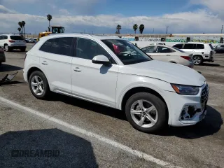 2022 Audi Q5 Premium with VIN WA1ABAFY1N2124432, listed as a Copart auction lot 46852544 with 11,442 mi miles and Salvage title. Bid and sale history available at DreamBid. Image 4.