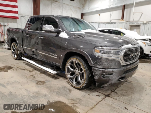 2020 Ram 1500 Limited with VIN 1C6SRFHTXLN413543, listed as a Copart auction lot 45382985 with 52,586 mi miles and Clean Title. Bid and sale history available at carsss.com. Image 4.