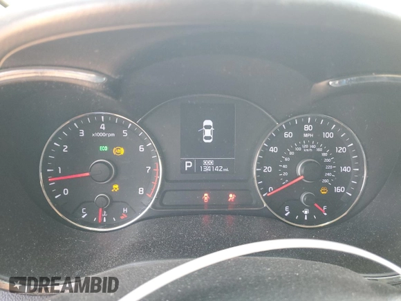 2014 Kia Forte EX with VIN KNAFX4A8XE5053877, listed as a Copart auction lot 45929855 with 134,142 mi miles and Salvage Title. Bid and sale history available at carsss.com. Image 9.