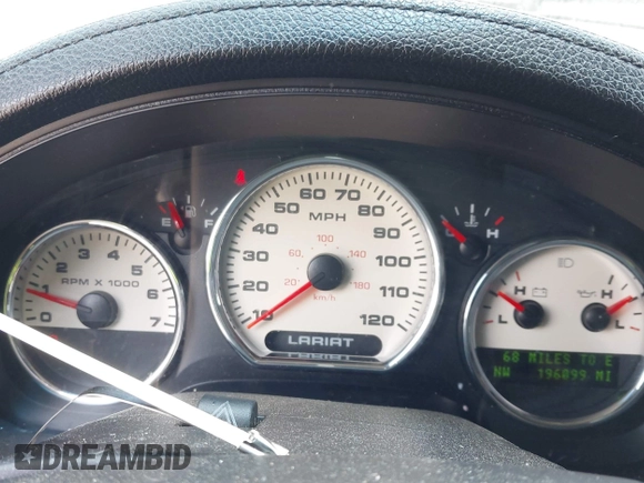 2005 Ford F-150 XLT with VIN 1FTPW12575FA98623, listed as a IAAI auction lot 42375626 with 196,099 mi miles and . Bid and sale history available at DreamBid. Image 7.