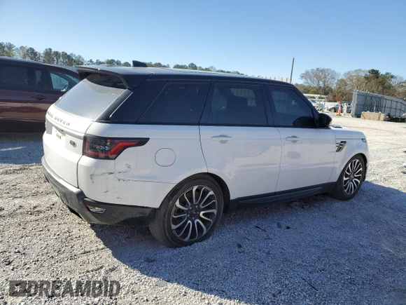 2018 Land Rover Range Rover Sport HSE with VIN SALWR2RV7JA188076, listed as a Copart auction lot 49951615 with 59,377 mi miles and Clean Title. Bid and sale history available at carsss.com. Image 3.
