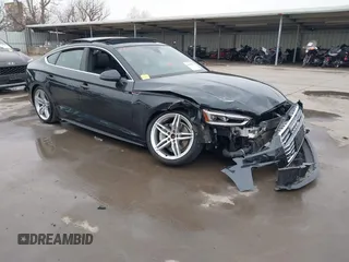 2019 Audi A5 Sportback Premium Plus with VIN WAUENCF52KA057886, listed as a IAAI auction lot 41444467 with Not Provided miles and . Bid and sale history available at DreamBid. Image 1.