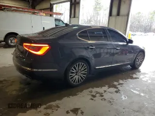 2014 Kia Cadenza Premium with VIN KNALN4D79E5124935, listed as a Copart auction lot 48229935 with 161,377 mi miles and Salvage Title. Bid and sale history available at carsss.com. Image 3.