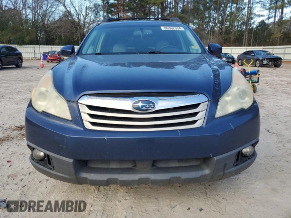 2010 Subaru Outback Premium with VIN 4S4BRCEC2A3318104, listed as a Copart auction lot 86362334 with 192,504 mi miles and Salvage title. Bid and sale history available at DreamBid. Image 5.