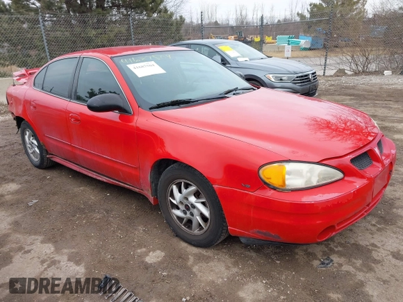 2004 Pontiac Grand Am SE1 with VIN 1G2NF52E64M515839, listed as a IAAI auction lot 41687504 with 194,818 mi miles. Bid and sale history available at carsss.com. Image 1.