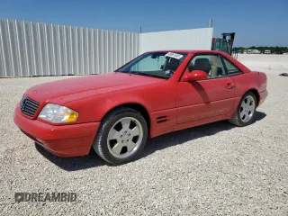 2000 Mercedes-Benz SL-Class with VIN WDBFA68F8YF194433, listed as a Copart auction lot 48961695 with 31,627 mi miles and Clean Title. Bid and sale history available at carsss.com. Image 1.