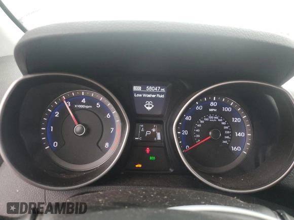 2016 Hyundai Elantra GT with VIN KMHD35LH5GU270850, listed as a Copart auction lot 72703084 with 58,047 mi miles and Salvage Title. Bid and sale history available at carsss.com. Image 9.