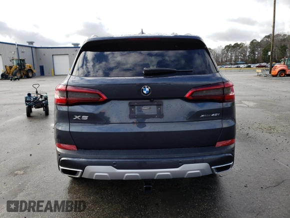 2019 BMW X5 xDrive40i with VIN 5UXCR6C52KLB12217, listed as a Copart auction lot 38102083 with 0 mi miles. Bid and sale history available at carsss.com. Image 6.