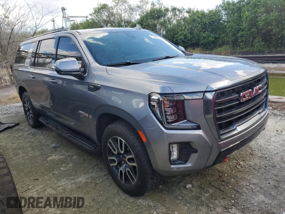2022 GMC Yukon XL AT4 with VIN 1GKS2HKL8NR242387, listed as a Copart auction lot 74423544 with Not Provided miles and Non Repairable. Bid and sale history available at carsss.com. Image 4.